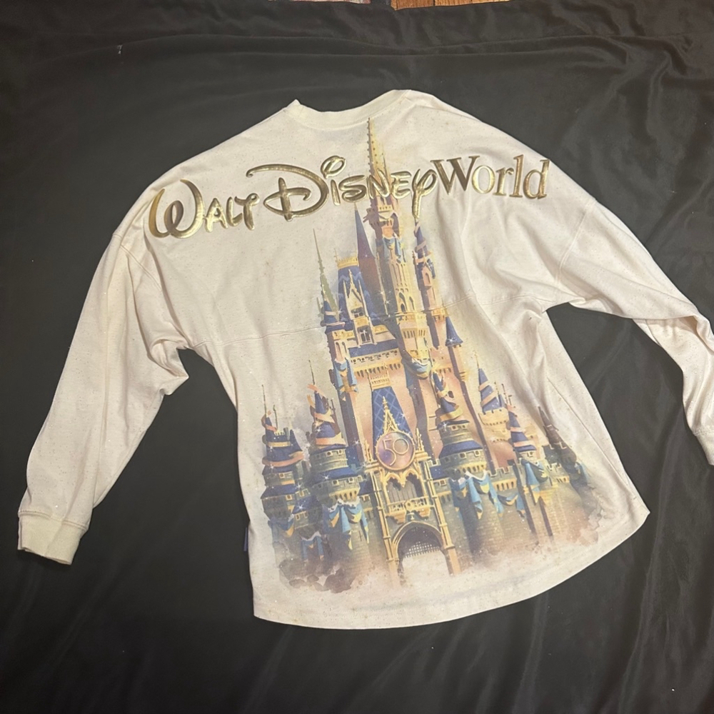Walt Disney World 50th Anniversary Cinderella Castle Spirit Jersey size small - Picture 2 of 6